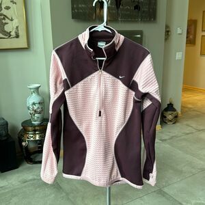 Nike fit therma pink sweatshirt girls L